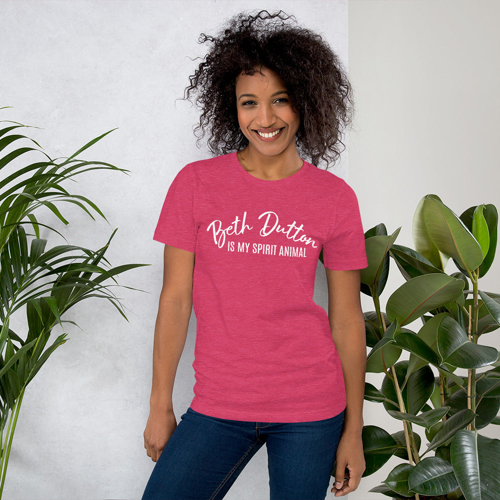 Beth Dutton Is My Spirit Animal  Yellowstone Unisex t-shirt