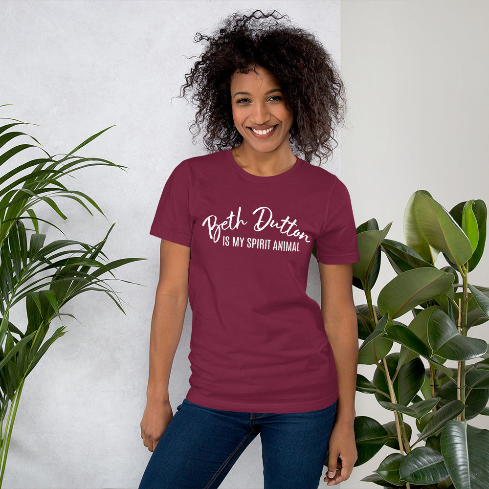 Beth Dutton Is My Spirit Animal  Yellowstone Unisex t-shirt