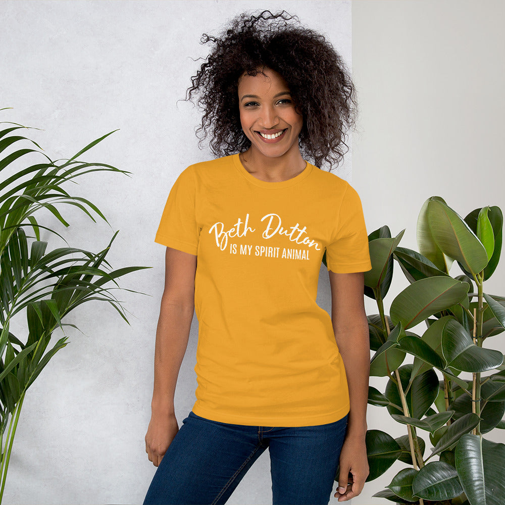 Beth Dutton Is My Spirit Animal  Yellowstone Unisex t-shirt