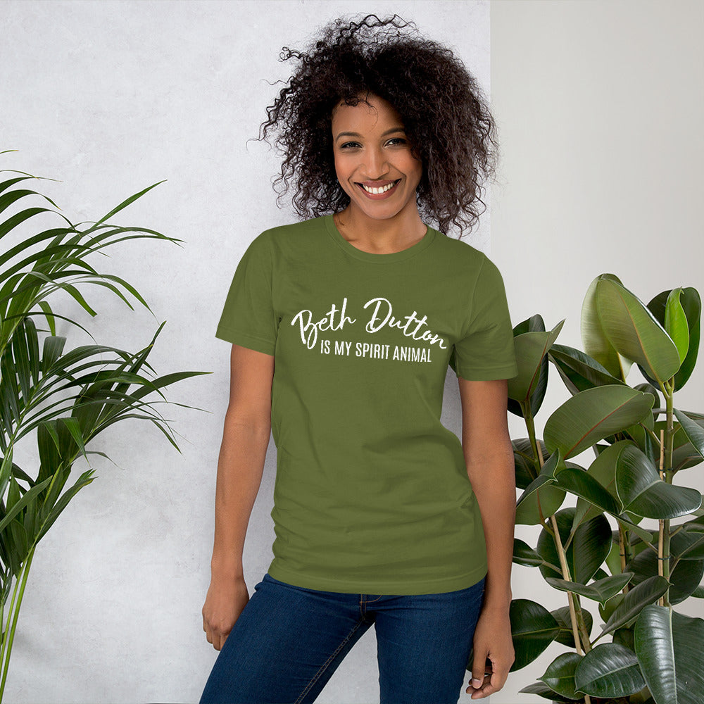 Beth Dutton Is My Spirit Animal  Yellowstone Unisex t-shirt